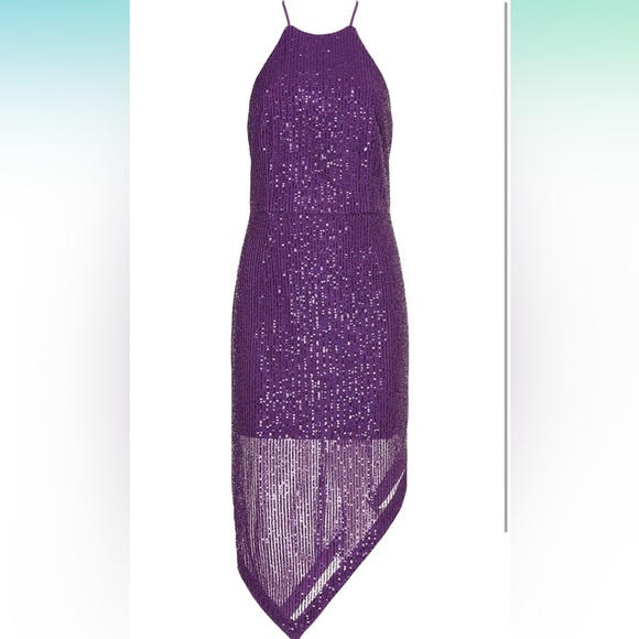 TOCCIN X RTR Design Collective Sequin Asymmetrical Dress - Picture 10 of 11